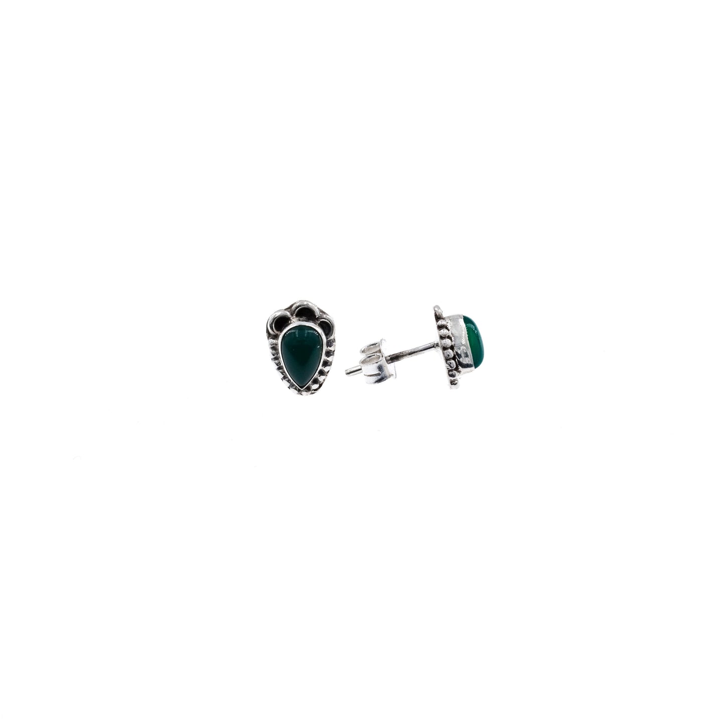 Alisha Carnelian Green Arracades