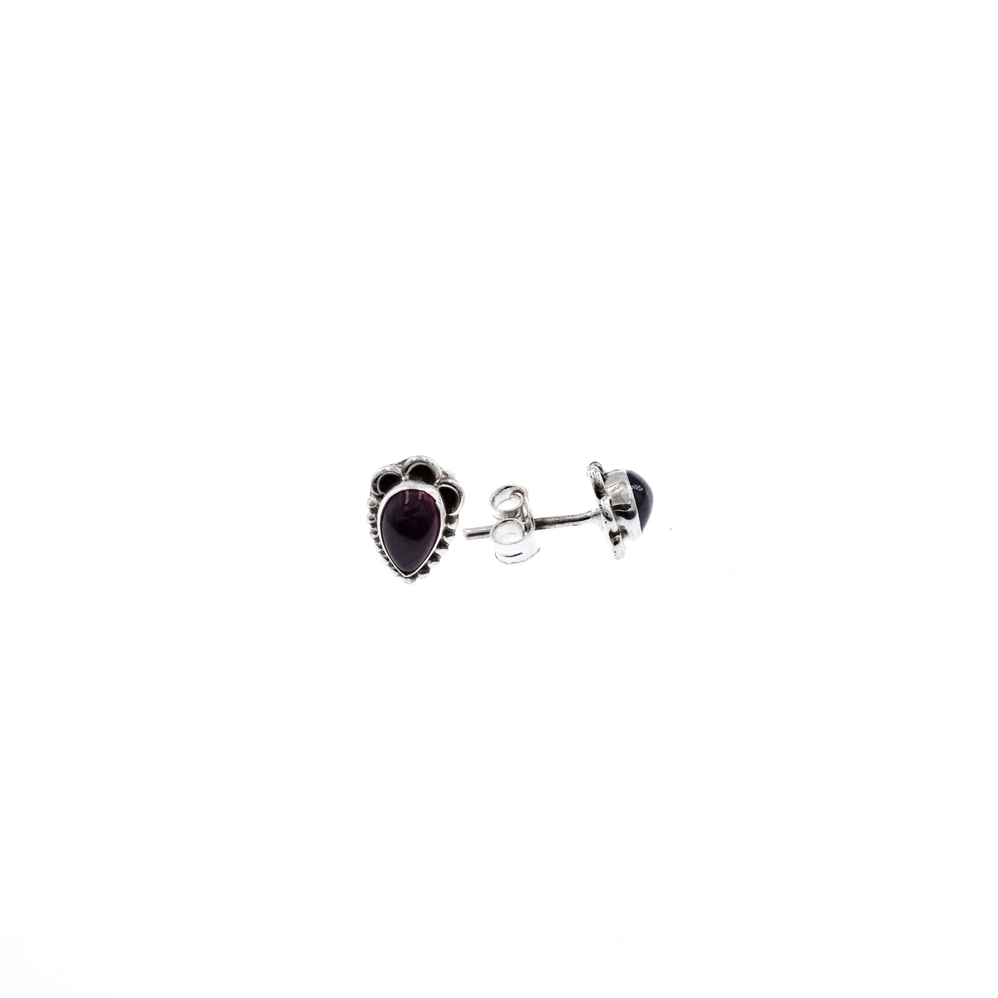Boucles d'oreilles Alisha Grenat
