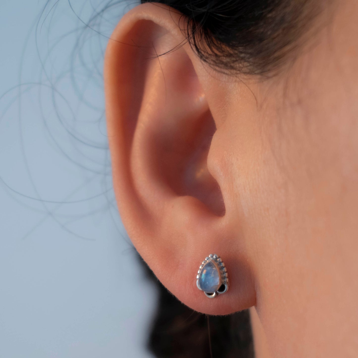 Boucles d'oreilles Alisha en pierre de lune