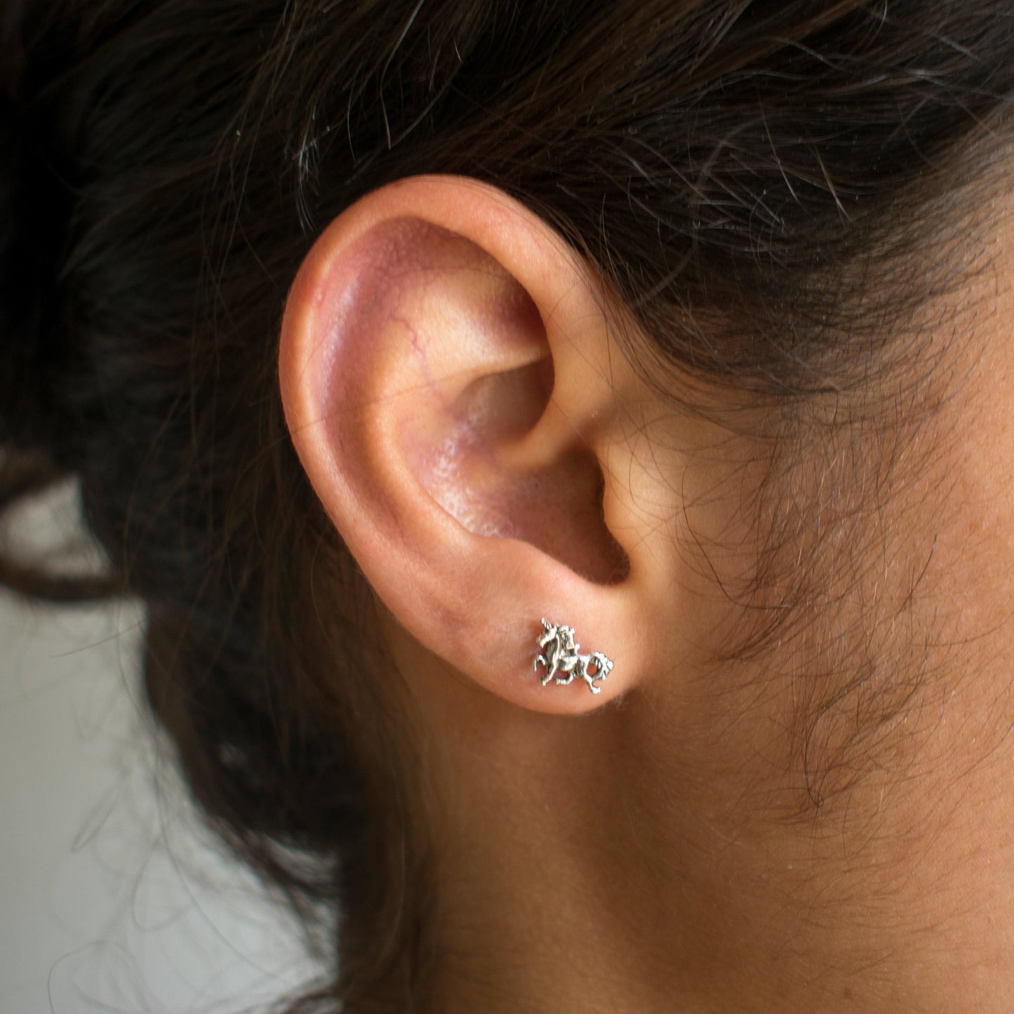 Boucles d'oreilles licorne