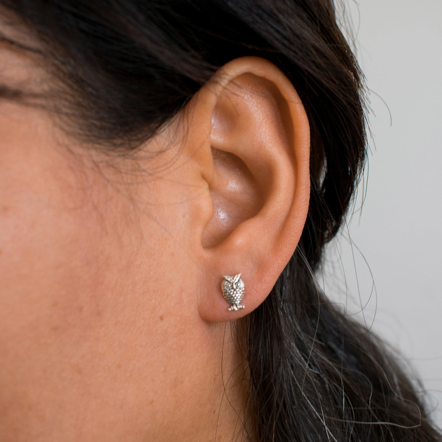 Boucles d'oreilles hibou