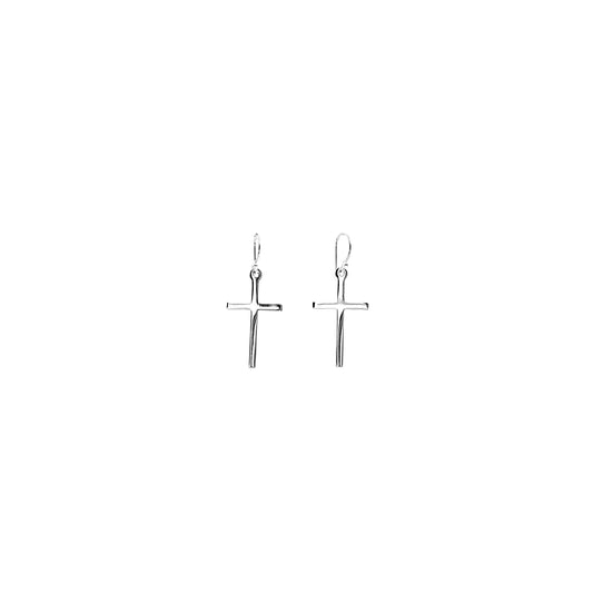 Boucles d'oreilles croix