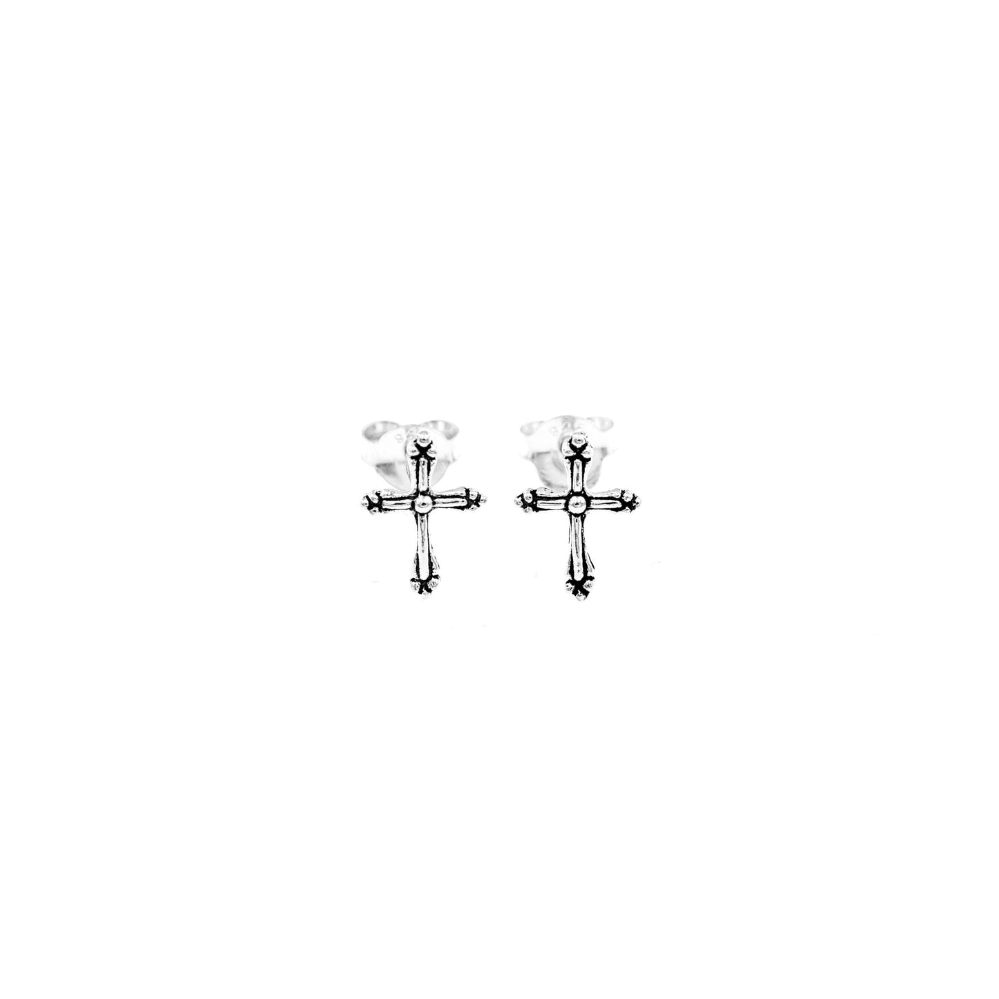 Boucles d'oreilles croix